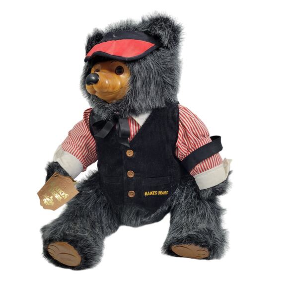 Vintage Raikes Bears A Robert Raikes Original Max The Riverboat Gambler 121422-3 - Picture 3 of 8